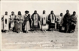 Indianer Sioux Squaw Dangers Foto-Karte I-II - Native Americans
