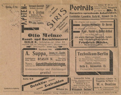 DR-GSK - 10 Pfg.-Privatganzsachen-Umschlag ANZEIGENUMSCHLAG Serie 2 B Reklame Von A-Z BERLIN 1902 I-II - Other & Unclassified