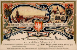 DR-GSK - PP 15 C 10/03 PHILTAG FRANKFURT/Main 1900 Mit Zudruck Karl Anger MAINZ S-o I - Other & Unclassified