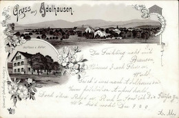 Adelhausen (7888) Gasthaus Zum Adler 1901 I-II (fleckig RS) - Unclassified