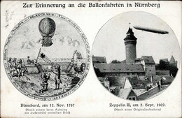 Ballon Nürnberg Zeppelin 1909 II (Bugs) Dirigeable - Unclassified