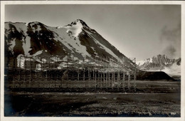 Ballon Spitzbergen Luftschiffhalle Foto-Karte I-II - Unclassified