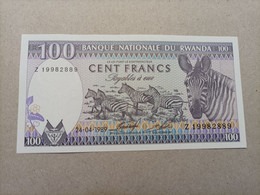 Billete De Rwanda De 100 Francs, Año 1989, UNC - Rwanda