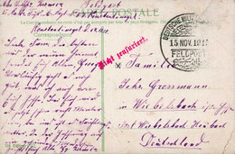 Deutsche Kolonien TÜRKEI - MILITÄRMISSION Feldpostkarte Mit O DEUTSCHE MILITÄRMISSION 15.11.1915 (Knicke) III Colonies - Unclassified