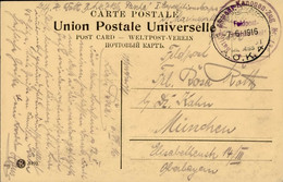 Deutsche Post Türkei Feldpost 1916 RS Grabeskirche I-II - Unclassified