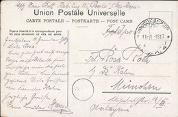 Deutsche Post Türkei Feldpost 1917 RS Jerusalem I-II - Unclassified