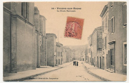 CPA - VIVIERS (Ardèche) - La Route Nationale - Viviers