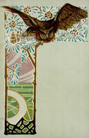 Jugendstil Eule I-II Art Nouveau - Unclassified