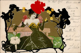 Jugendstil Frau 1903 I-II Art Nouveau - Unclassified