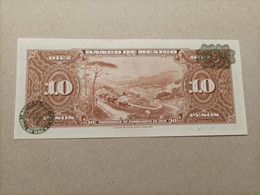 Billete De México De 10 Pesos, Año 1961, UNC - Mexique