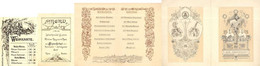 Kunstgeschichte München Mappe Mit über 40 Mustern Aus Den Arbeiten Des Oberlithographiemeisters Schweyer Einmaliges Lot  - Unclassified