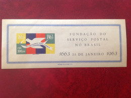 Fundacao Servico Postal , De Janeiro 1963 - Covers & Documents