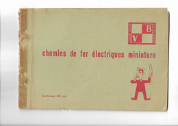 Livret   Catalogue  Trains  - Chemins De Fer Electrique Miniature - 1958 - 32 Pages  Marque VB  - Autre - Chemin De Fer & Tramway