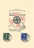 NS-GEDENKBLATT WK II - DINA5-Gedenkblatt TAG Der BRIEFMARKE WIENER NEUSTADT 1941 Mit S-o I-II - Unclassified