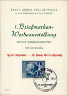 NS-GEDENKBLATT WK II - TAG Der BRIEFMARKE AUGSBURG 1943 Mit S-o I - Unclassified