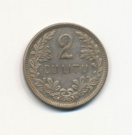 LITHUANIA - 2 Litu 1925. (Silver .500) 5.4 Grams (LTH012) - Lithuania
