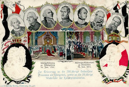 Adel Preussen Kaiser Wilhelm II. Friedrich I. 1901 I-II - Sonstige & Ohne Zuordnung