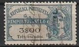 Fiscal/ Revenue, Portugal 1927 - Imposto Do Selo -|- 3$00 Três Escudos - Oblitérés