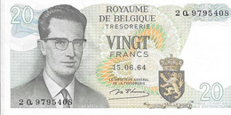 BELGIQUE - 20 Francs  - 15/6/1964 - (138) - [ 9] Collezioni