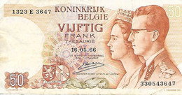 BELGIQUE - 50 Francs  - 13/5/1966 - (139) - [ 9] Collezioni