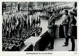 REICHSPARTEITAG NÜRNBERG 1937 WK II - PH 37/45 Vorbeimarsch Der HJ Vor Dem Füher S-o I - War 1939-45