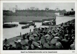 REICHSPARTEITAG NÜRNBERG 1938 WK II - PH 38/41 Appell Des RAD Auf Der Zeppelinwiese I - War 1939-45