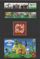 Hungary 2022. Full Year Set With Blocks In Present Pack, By The 5 Scans! MNH (**) - Unused Stamps