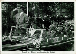 REICHSPARTEITAG NÜRNBERG WK II - PH Ankunft Des Führers Zum Parteitag Der Freiheit S-o 1935 I - War 1939-45