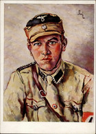 SA WK II - SA--MANN  Künstlerkarte Sign. Peter Martin Lampel HEIL DIR SA! I - War 1939-45