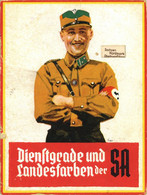 WK II SA Dienstgrade Und Landesfarben Mechanik Drehkarte RS Werbung Salem Zigaretten II (fleckig, Bestoßen) Publicite - War 1939-45