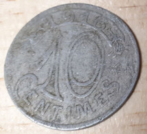 FRANCE CHAMBRE DE COMMERCE DE MARSEILLE 1916 10 CENTIMES ALUMINIUM 28.5MM - Monétaires / De Nécessité