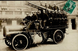 Feuerwehr Paris 1909 I-II Pompiers - Firemen