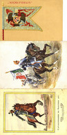 Regiment Lot Mit 9 Regimentskarten Kavallerie Italien. Rückseitig Mit Unterschriften Der Kommandanten 7 X Guglielmo Barb - Régiments