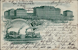 Regiment München 1898 K.B Eisenbahn Bataillon Kleinbahn I-II Chemin De Fer - Régiments