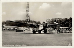 Flugzeug Berlin 1933 Verkersflugzeug Rohrbach Roland D999 I Aviation - Autres & Non Classés