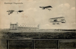 Flugzeug Hamburger Fliegerwoche 1912 I-II (Marke Entfernt) Aviation - Other & Unclassified