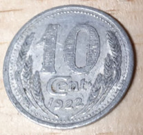 FRANCE 10 CENTIMES ALUMINIUM 1922 CHAMBRE DE COMMERCE D'EURE & LOIR - Monétaires / De Nécessité