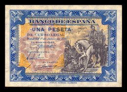 España Spain Guerra Civil 1 Peseta Hernán Cortés 1940 Pick 121 Serie A SC- AUNC - 1-2 Peseten