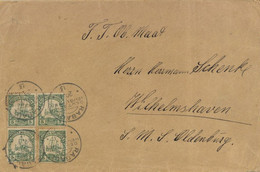 Kolonien Deutsch Neuguinea Brief Von Rabaul 20.1.13 An H. Schenke Auf SMS Oldenburg II Colonies - Ehemalige Dt. Kolonien