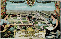 Landwirtschaft - MANNHEIM Jubiläums- Und GROSSE GARTENBAU-AUSSTELLUNG 1907 Sign. Künstlerkarte I-II Paysans - Other & Unclassified