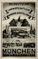 Landwirtschaft - MÜNCHEN 35. DEUTSCHE LANDWIRTSCHAFTLICHE WANDER-AUSSTELLUNG 1929 I Paysans - Other & Unclassified