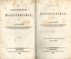 Landwirtschaft Buch Lehrbuch Der Landwirtschaft Papst, W Verlag Leste, Karl-Wilhelm Darmstadt 1834 II (fleckig) Paysans - Other & Unclassified