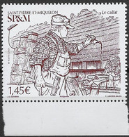2020  Saint Pierre Et Miquelon N° 1248 Nf** MNH . Métier.  Le Calfat. - Unused Stamps