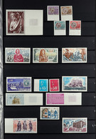 1970-73 IMPERFS COLLECTION Imperforate Commemorative Issues 1970 1f Violet-brown Strasbourg Sculpture (cat. Numbers From - Sonstige & Ohne Zuordnung