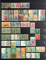 1918-41 BOOKLET STAMP COMBINATIONS A Used Collection, Incl. Germania Issues, Mostly Vertical Pairs & Tete-beche Pairs, 1 - Other & Unclassified