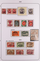 1919-32 REPUBLIC COLLECTION With Shades, Pairs, Air Post, Welfare Fund Sets & Watermark Variants (note 1923 800T On 500m - Other & Unclassified