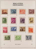 1953-63 COMPLETE NEVER HINGED MINT COLLECTION Incl. 1954-59 & 1961 Pictorials Sets Etc. S.T.C. Â£280+. (37 Stamps) - Nordborneo (...-1963)