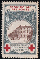 France Vignettes Croix Rouge - Neuf * Avec Charnière - TB - Cruz Roja