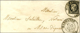Càd T 13 MARMANDE (45) 10 JANV. 1849 / N° 3 (def) Sur Lettre Pour Le Mas D'Agenais. Superbe Frappe. - SUP. - RR. - 1849-1850 Cérès