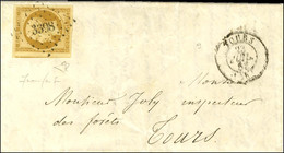 PC 3398 / N° 9 Superbes Marges Càd T 15 TOURS (36) Sur Lettre Avec Texte Adressée Localement. 1853. - SUP. - R. - 1852 Louis-Napoléon